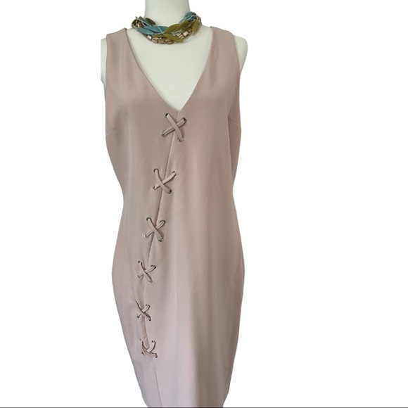 Bold Elements Pink Sepia Rose Dress - Picture 1 of 5